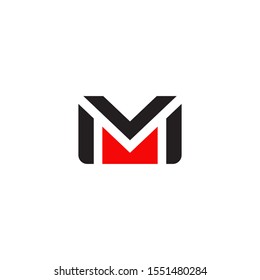 Mail letter icon logo design vector template