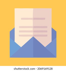 Briefbriefsymbol, Vektorgrafik und Glyphe