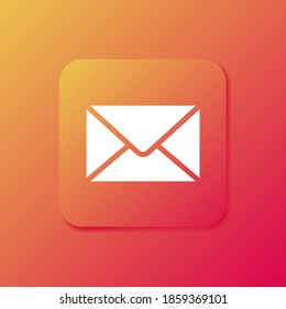 mail letter icon. Vector illustration EPS 10.