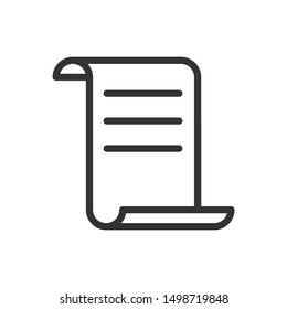 mail letter outline vector icon isolated on white background. mail letter flat icon for web, mobile and user interface design. winter holidays concept