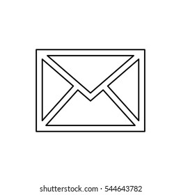 Mail letter symbol icon vector illustration graphic design