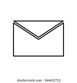 Mail letter symbol icon vector illustration graphic design