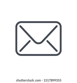 Mail line icon. Email vector outline sign.