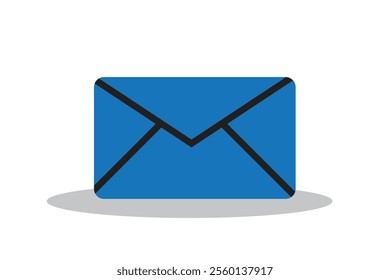 Mail line icon. E-mail icon. Vector illustration isolated on white background