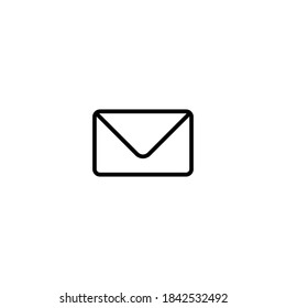 Icono de línea de correo. Vector de signo de sobres
