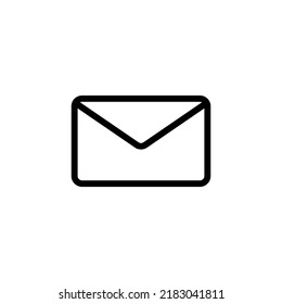 Mail line icon vector design