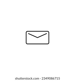 Mail line icon vector design