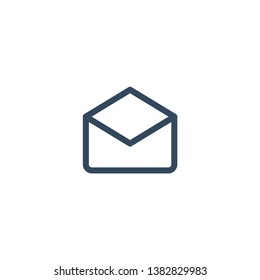 Mail line icon for web and mobile