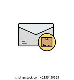 mail line illustration icon. Signs and symbols can be used for web, logo, mobile app, UI, UX