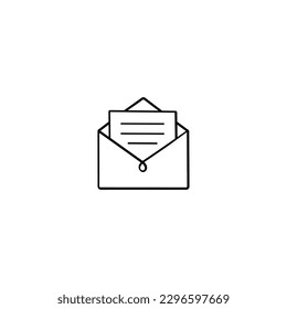 Mail Line Style Icon Design