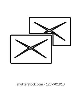 mail line vector icon