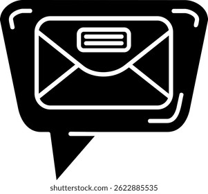 Diseño de icono de Vector de línea de correo