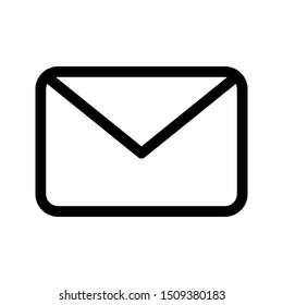 Mail linear icons. email symbol. inbox icon. simple icon