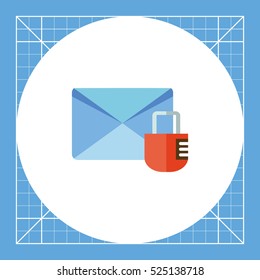 Mail Lock Vector Icon
