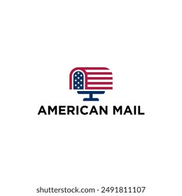 Mail logo design in american style. energetic, modern, clean, elegant and sophisticated
