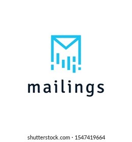 Mail logo design - modern design clean and simple