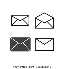 Mail Logo Icon Vector Template
