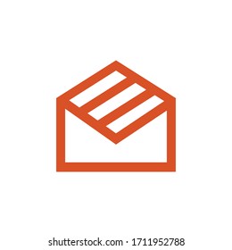 Mail logo icon vector template