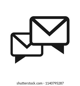 Mail logo. Letter Icon. envelope and post symbol. Vector eps 08.