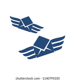 Mail logo. Letter Icon. envelope and post symbol. Vector eps 08.