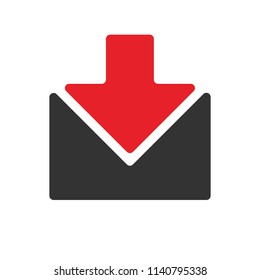 Mail logo. Letter Icon. envelope and post symbol. Vector eps 08.