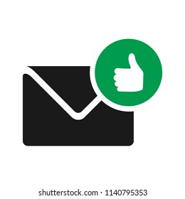Mail logo. Letter Icon. envelope and post symbol. Vector eps 08.