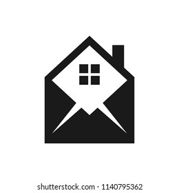 Mail logo. Letter Icon. envelope and post symbol. Vector eps 08.