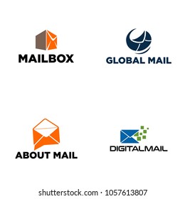 Mail logo vector