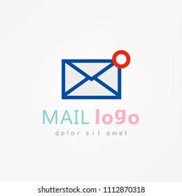 Mail logo. Vector illustration
