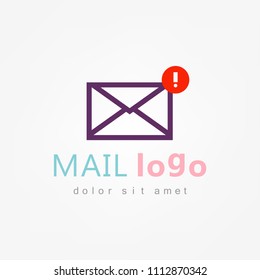 Mail logo. Vector illustration