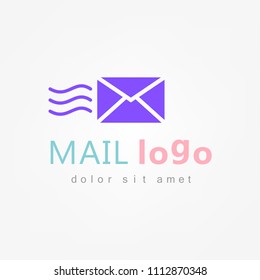 Mail logo. Vector illustration