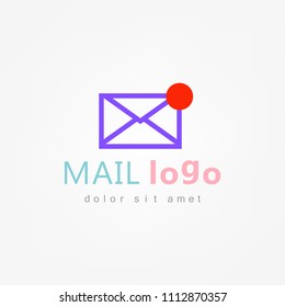 Mail logo. Vector illustration