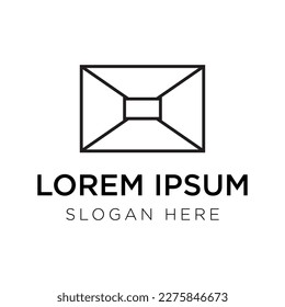 mail logo vector illustration isolated on white background