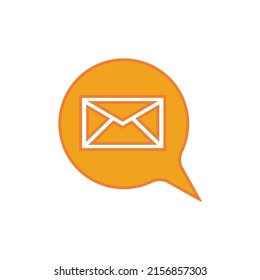 Mail logo vector template icon illustration design