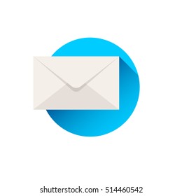 Mail Long Shadow Icon