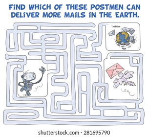Mail Maze game.