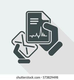 Mail with a medical document