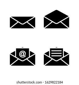 mail, message, communication icon vector. editable vector icon illustration on white background