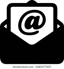 correo, mensaje, sobre, comunicación, correo electrónico, Vector de icono de carta.