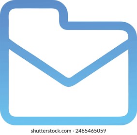 Correo, mensaje, sobre, comunicación, correo electrónico, Ilustración vectorial de iconos de carta.