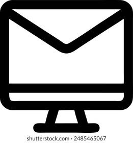 Correo, mensaje, sobre, comunicación, correo electrónico, Ilustración vectorial de iconos de carta.