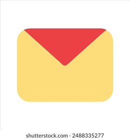Correo, mensaje, sobre, comunicación, correo electrónico, carta, bandeja de entrada, enviar, icono de contacto Vector.