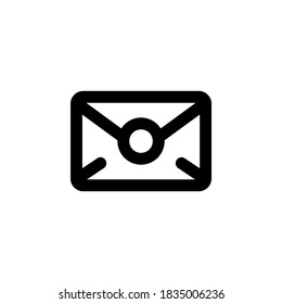 mail, message and envelope icon. perfect for poster, presentation, book, banner, print template, application, interface and more product. icon design line style