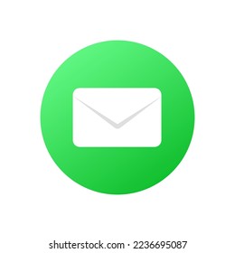 Mail, message envelope icon vector for web or mobile app