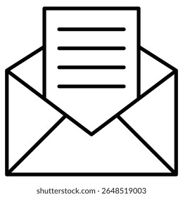 Icono de mensaje de correo Esquema de marca de logotipo aislado