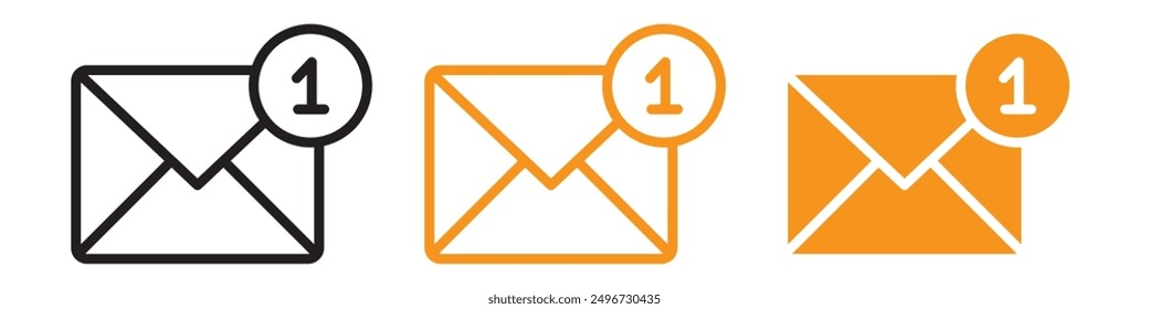 Mail Message Icon Set Communication and Correspondence Illustrations for Office and Personal Projects