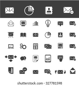 mail, message icons