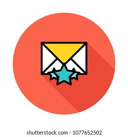  mail message star 