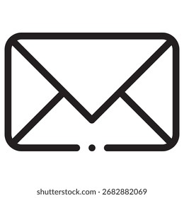 Mail Modern Vector Icon – Minimal Illustration Symbol Template for Web Mobile App UI Design