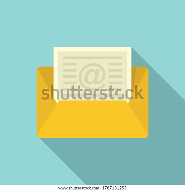 Mail money loan icon. Flat illustration of\
mail money loan vector icon for web\
design